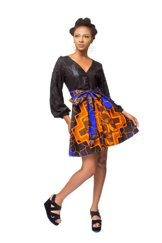 African Print dress, Ankara dress, African Womens Clothing, Fit And Flare dress
