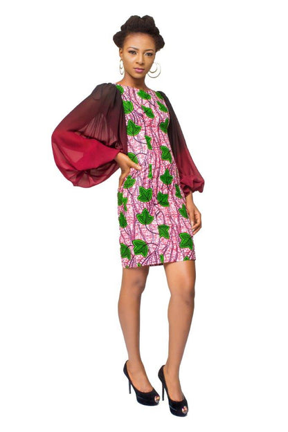 African Print dress, Ankara dress,  African Womens Clothing, Fitted dress, Sheath dress