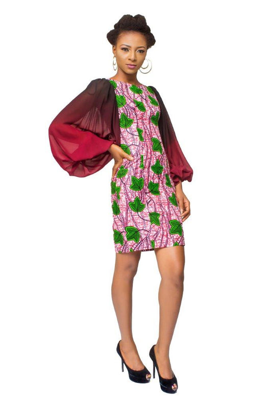 African Print dress, Ankara dress,  African Womens Clothing, Fitted dress, Sheath dress