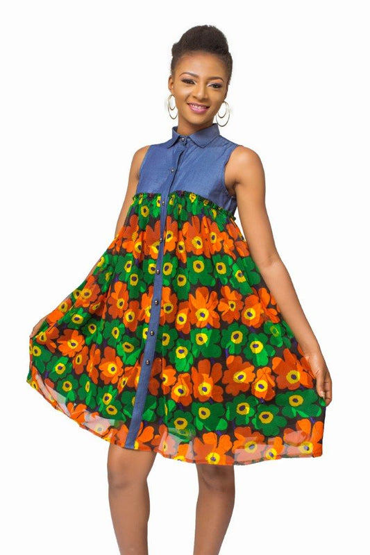 African Print dress,  African womens Clothing, Jeans Dress, Shirt Dress, Lace dress, Tunic