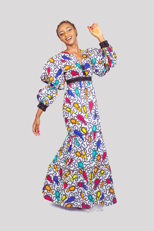 Ankara Maxi Dress, African Print Dress, African Dress, African Clothing for Women