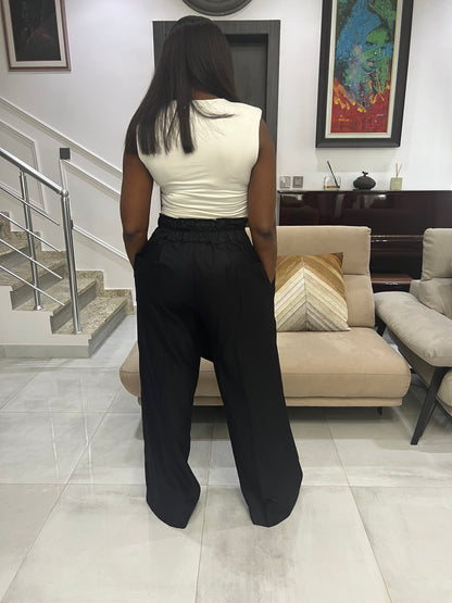 Black Female Japanese Pants