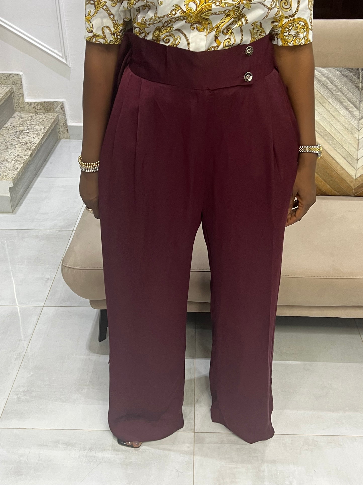 Burgundy Wide Leg Pants, Black Japanese Pants, Wide Leg Pants