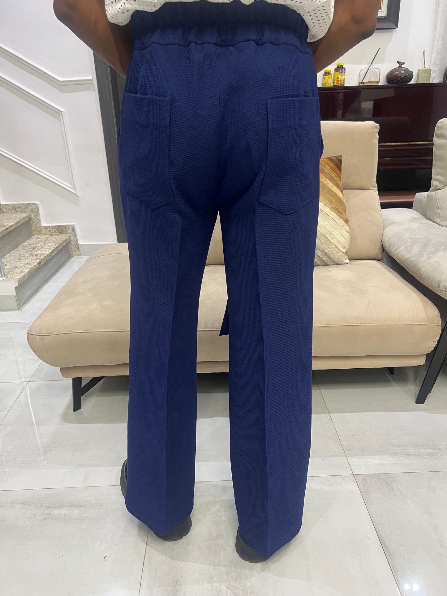 Blue Samurai Style Pants