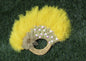 African Feather Hand fan, Brides Hand fan, Wedding Bridal Hand Fan, Traditional Wedding fan