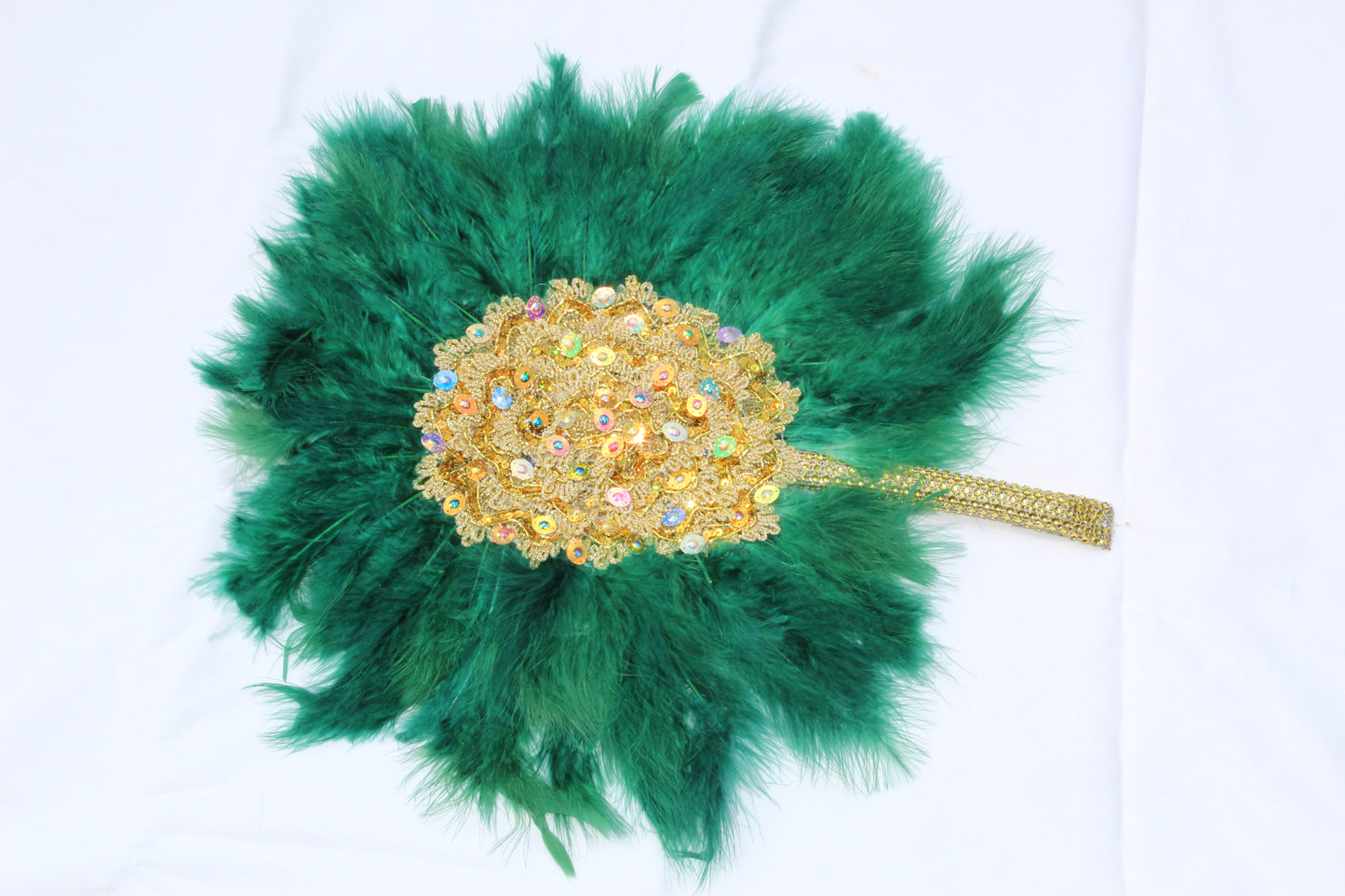 African Feather Hand fan, Brides Hand fan, Wedding Bridal Hand Fan, Traditional Wedding fan