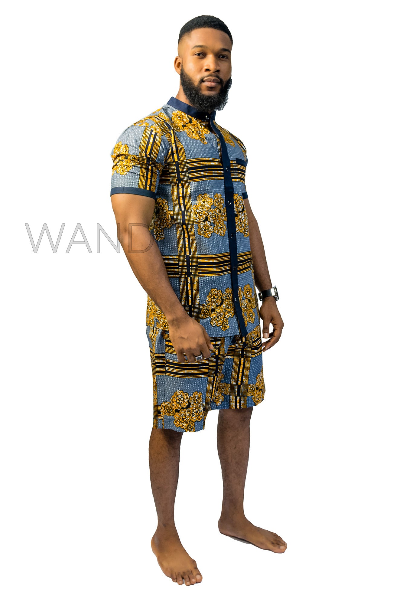 Colorful Ankara Shirt, African Men Clothing, African Mens Wear, Ankara Shirt