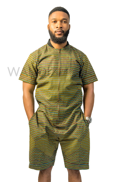 Mens Ankara Jumpsuit, Mens Overall, Mens Romper, Mens Onesie, Gift For Him