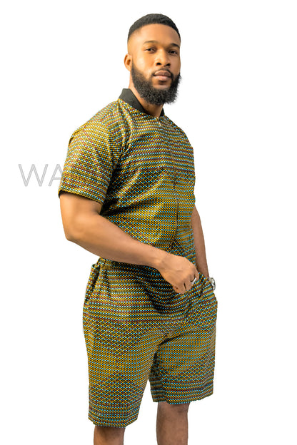 Mens Ankara Jumpsuit, Mens Overall, Mens Romper, Mens Onesie, Gift For Him