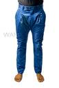 Drop Crotch Harem Khaki Style Pants, Low Crotch Harem Pants, Blue Harem Pants