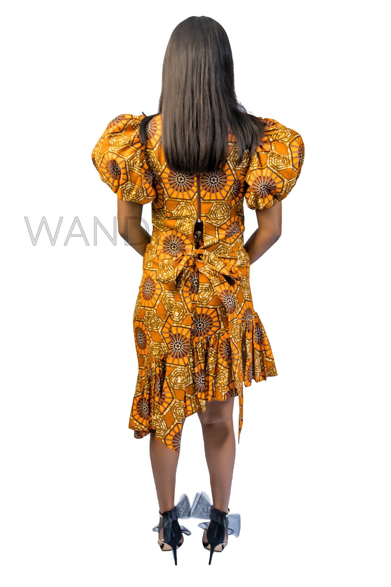 African Print Crop Top & Side Pleated Skirt, Ankara 2piece Skirt Set, African Clothing for Women