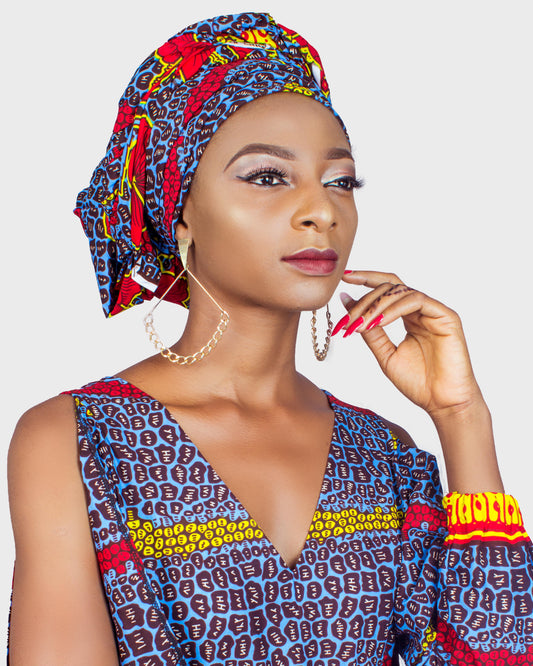 Colourful Headwrap, Ankara Headwrap African Print Headwrap