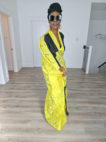 Patterned Kaftan, BouBou (Bumblebee)