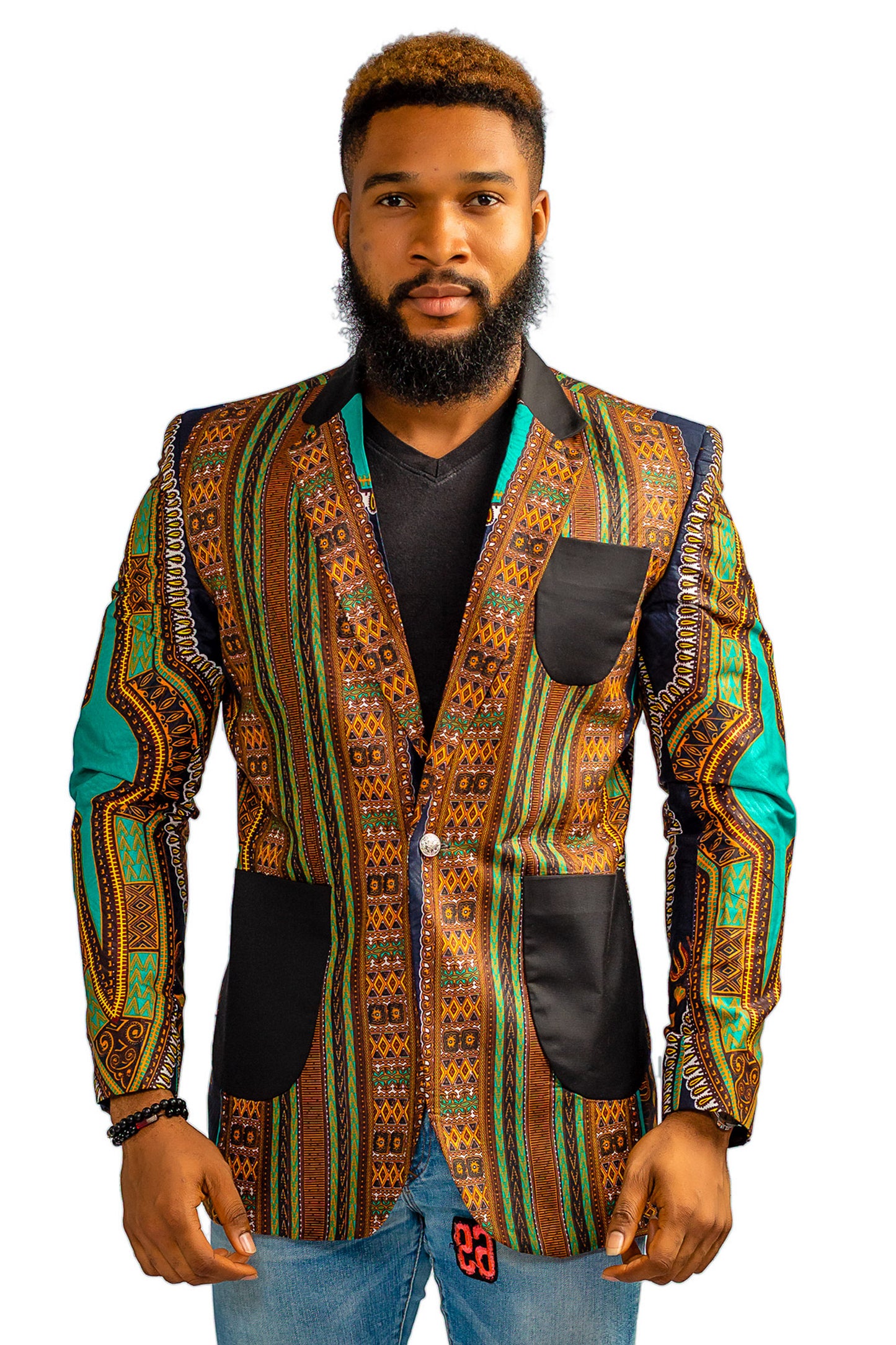 Dashiki Blazer/Jacket, Angelina Dashiki Blazer, African Print Blazer