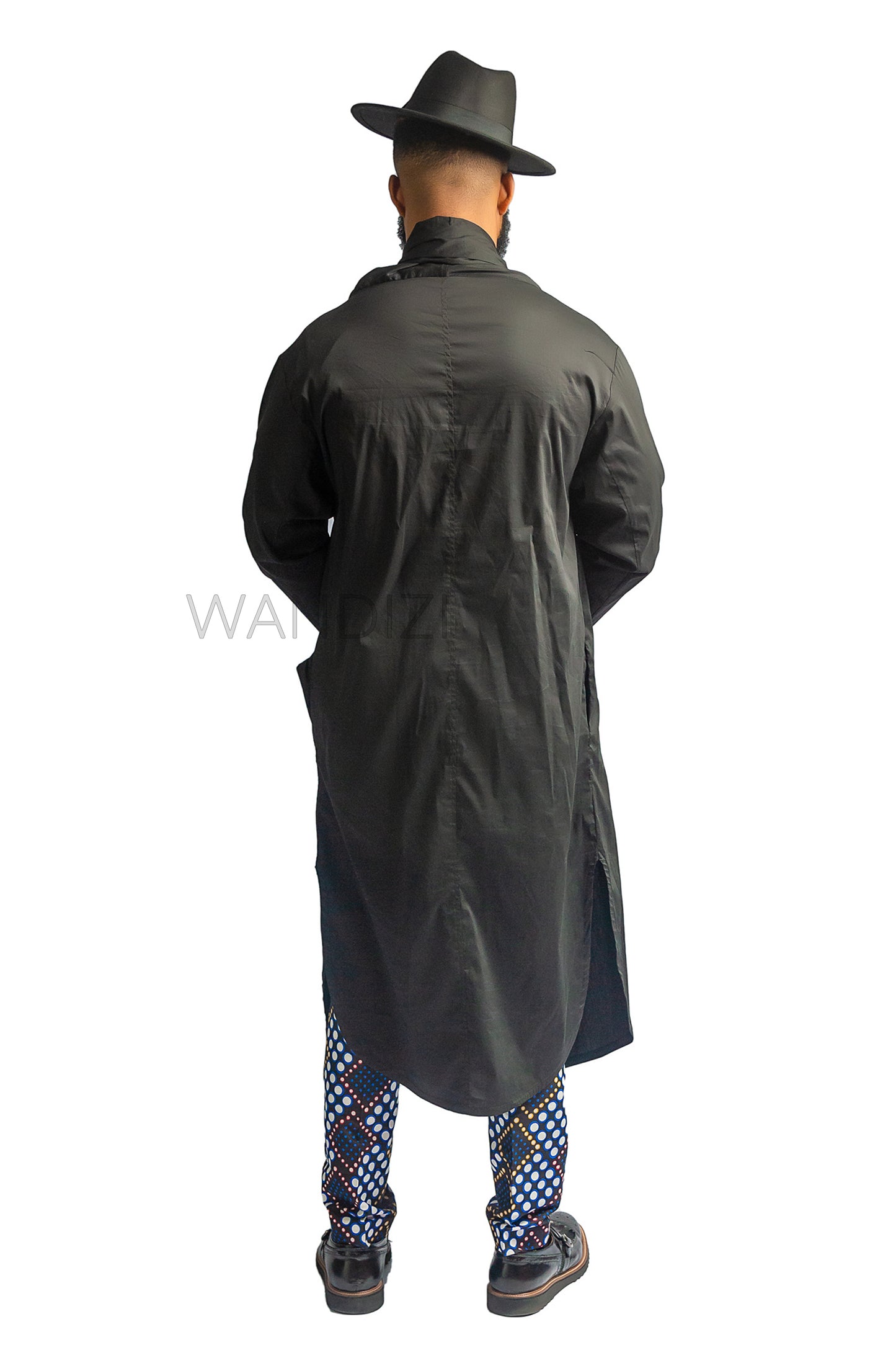 Long Coat with transition hoodie, Trendy long coat