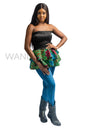 African Print Off the Shoulder Peplum Top, Ankara Peplum Top, Ankara Smocked Top