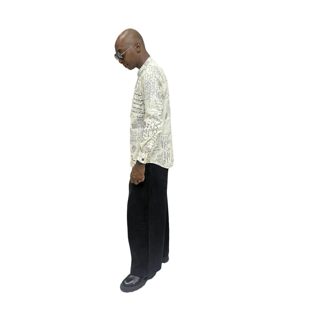 Newspaper Long Sleeve Shirt