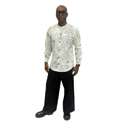 Newspaper Long Sleeve Shirt