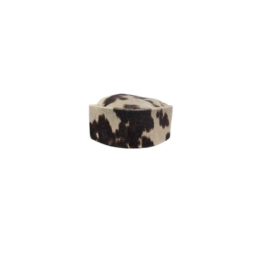Brown Animal Print Cap, Hausa Cap, Igbo Cap