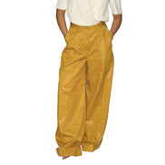 Yellow Wide Leg Palazzo Pants