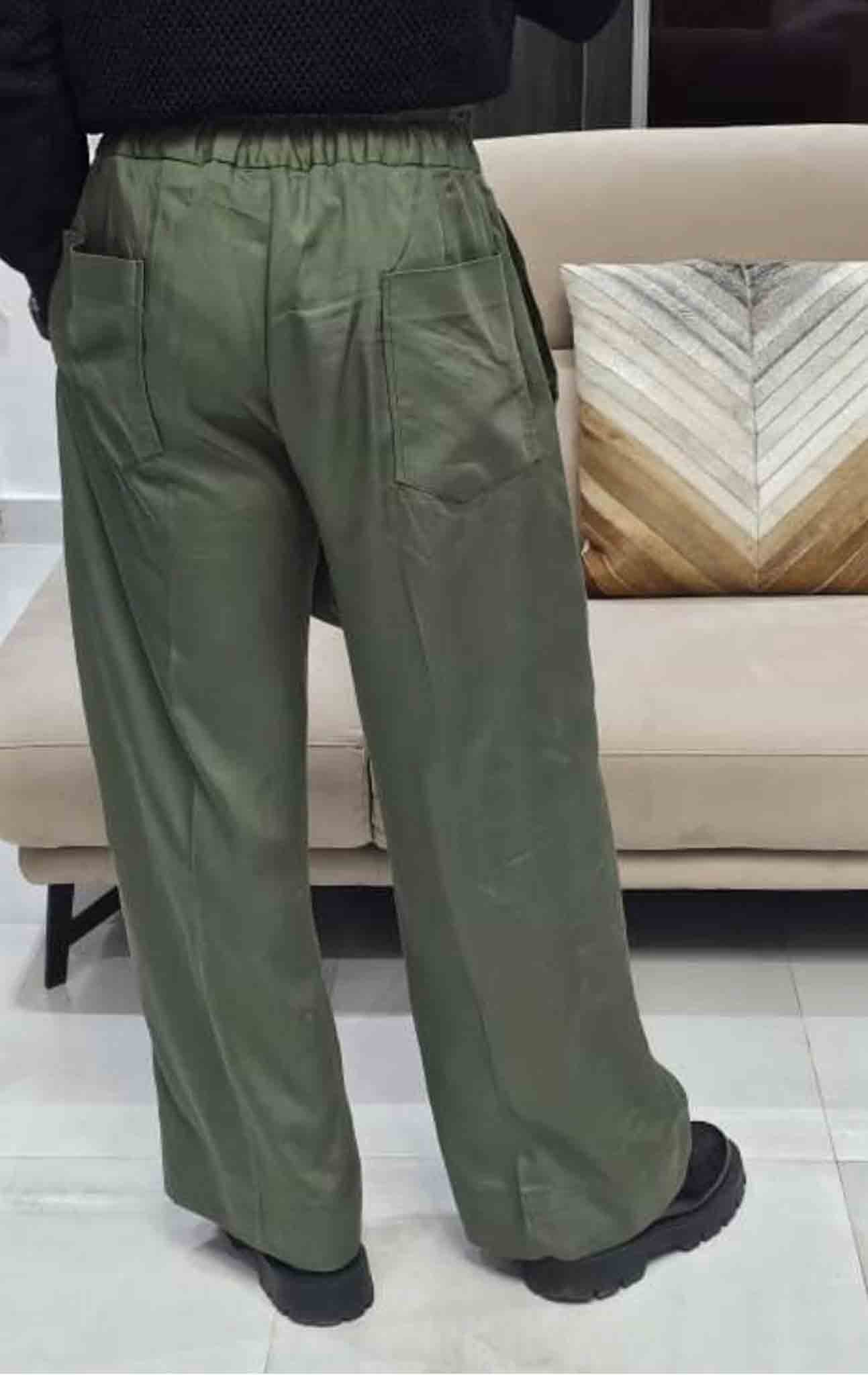 Green Japanese Pants