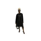 Stoned Organza Flared Dress