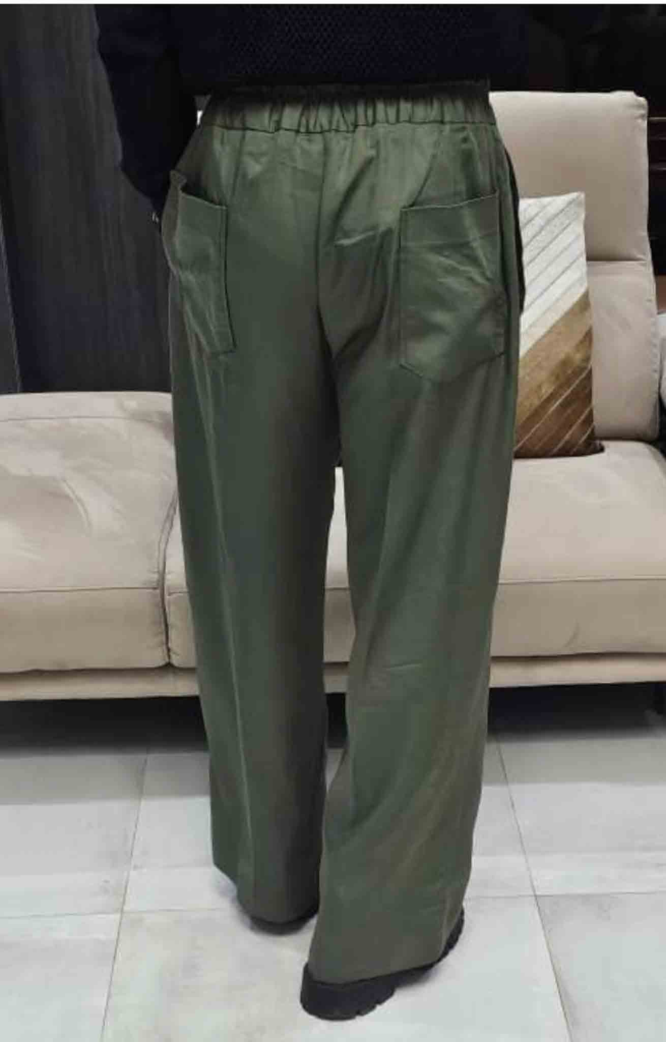 Green Japanese Pants