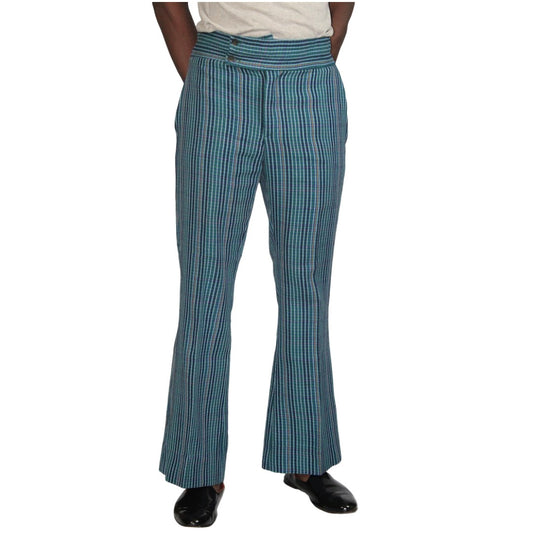 Trendy Aso-Oke Pants with Patch Pockets, African Mens Clothing, African Mens Wear