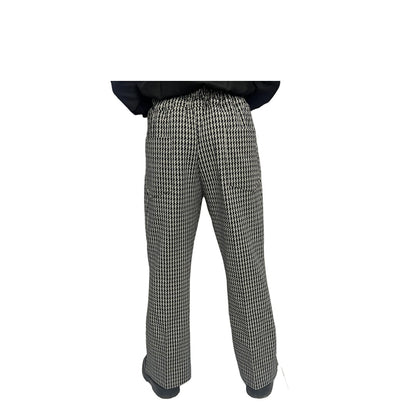 Black and white patterned Pants