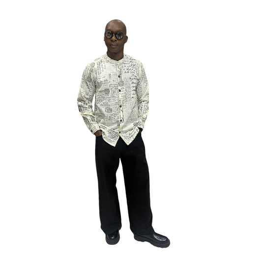Newspaper Long Sleeve Shirt