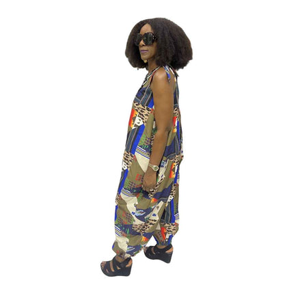 African Print Jumpsuit
