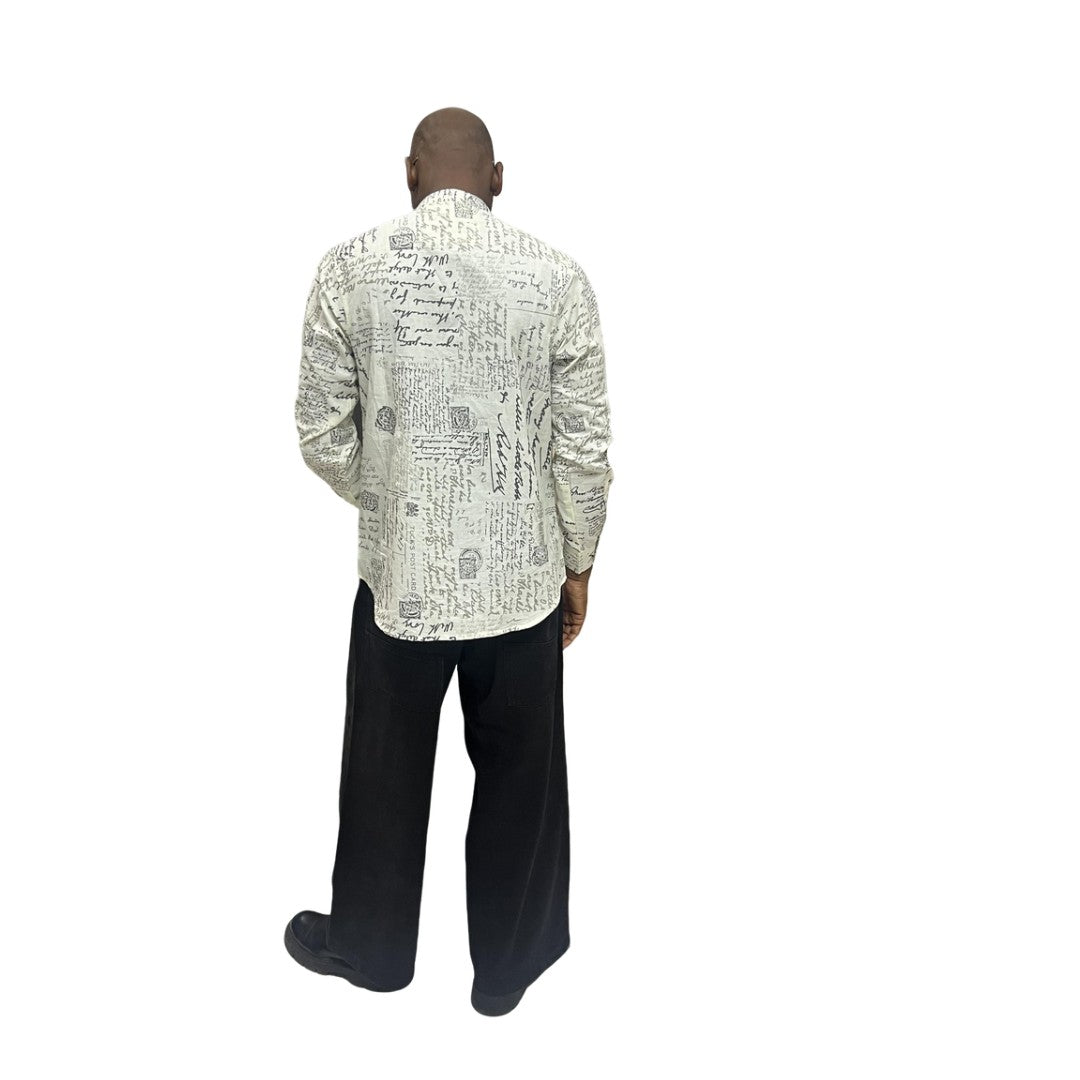 Newspaper Long Sleeve Shirt