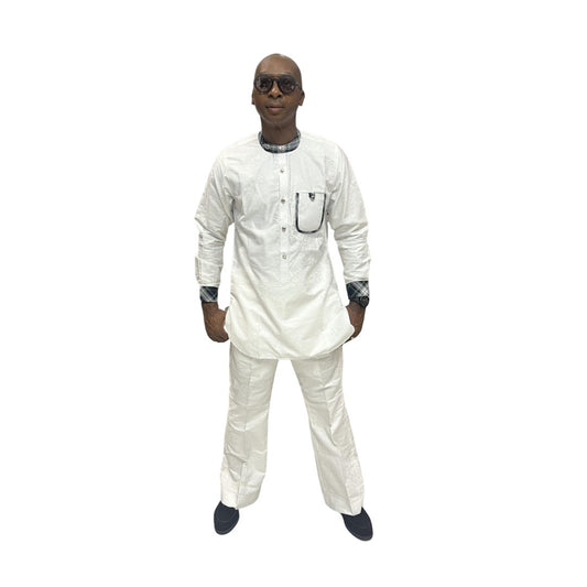 White Cotton matching Outfit