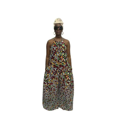 Multi-Colored Ankara Jumpsuit
