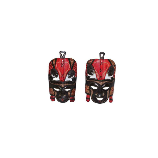 Maasai Family Figurine, African Decor, Wooden Art Decor, Home Decor