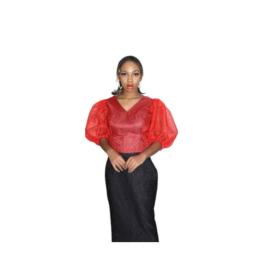 African Print Crop Top, Ankara Wrap Top, African Dress