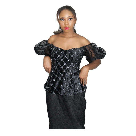 African Print Crop Top, Ankara Short Sleeves Top, African Print Wrap Top