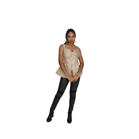 Smocked Bustier Peplum Top, Peplum Top, Bustier, Smocked Top