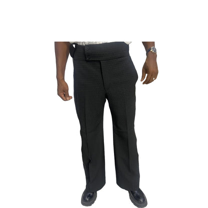 Aladdin Black Zipper Pants