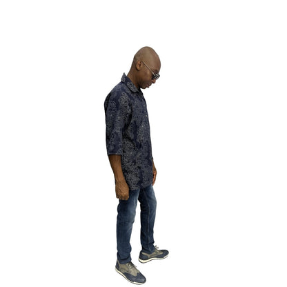 Blue Paisley Shirt