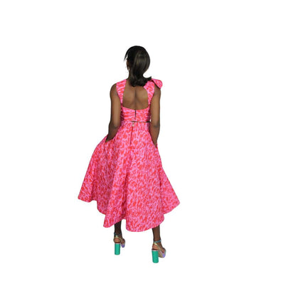 African Print Peplum Top & Maxi Flare Skirt, Ankara 2piece Skirt Set, Ankara Peplum Top
