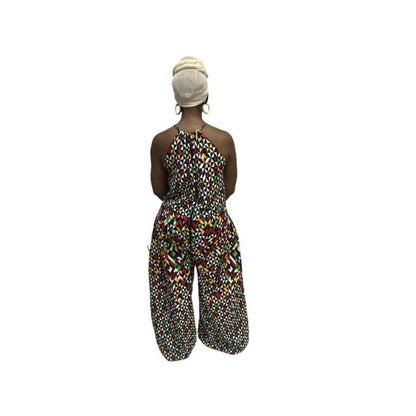 Multi-Colored Ankara Jumpsuit