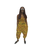 Yellow Ankara Jumpsuit