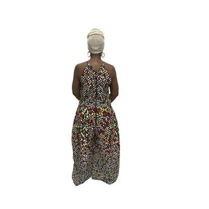 Multi-Colored Ankara Jumpsuit