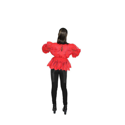 African Print Peplum Top, Ankara Peplum Top