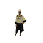 Yellow and White Women's Top