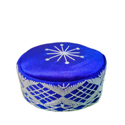 Traditional Premium Quality Velvet  Kufi BEADED CROWN CAP