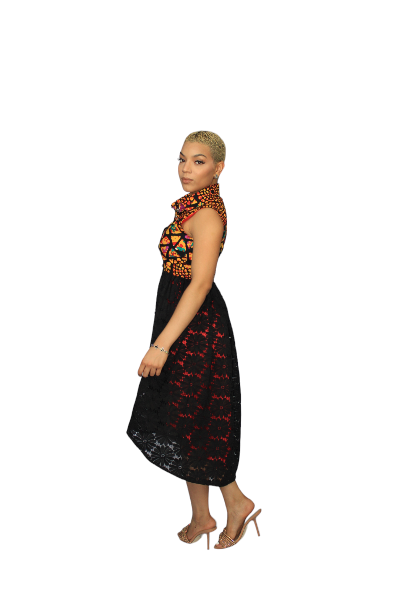 High Low Ankara Dress, African Print Dress, Womens Clothing, African Womens Clothing