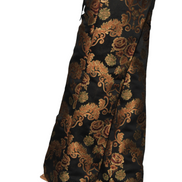 Wide Leg Jacquard/Damask Pants, African Womens Pants