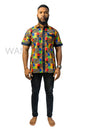 Kente Shirt, African Men Clothing, African Mens Wear, Ankara Shirt